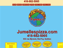 Tablet Screenshot of jumellespizza.com